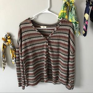 entro; striped long sleeve (small)